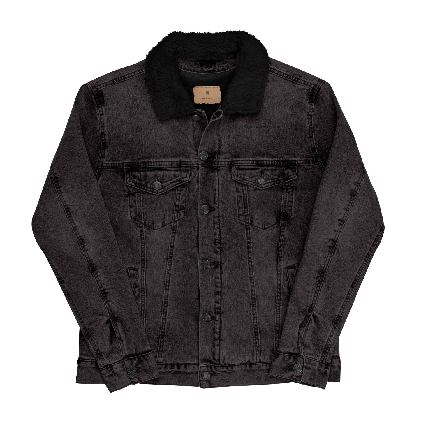 Rockstar denim unisex sherpa jacket