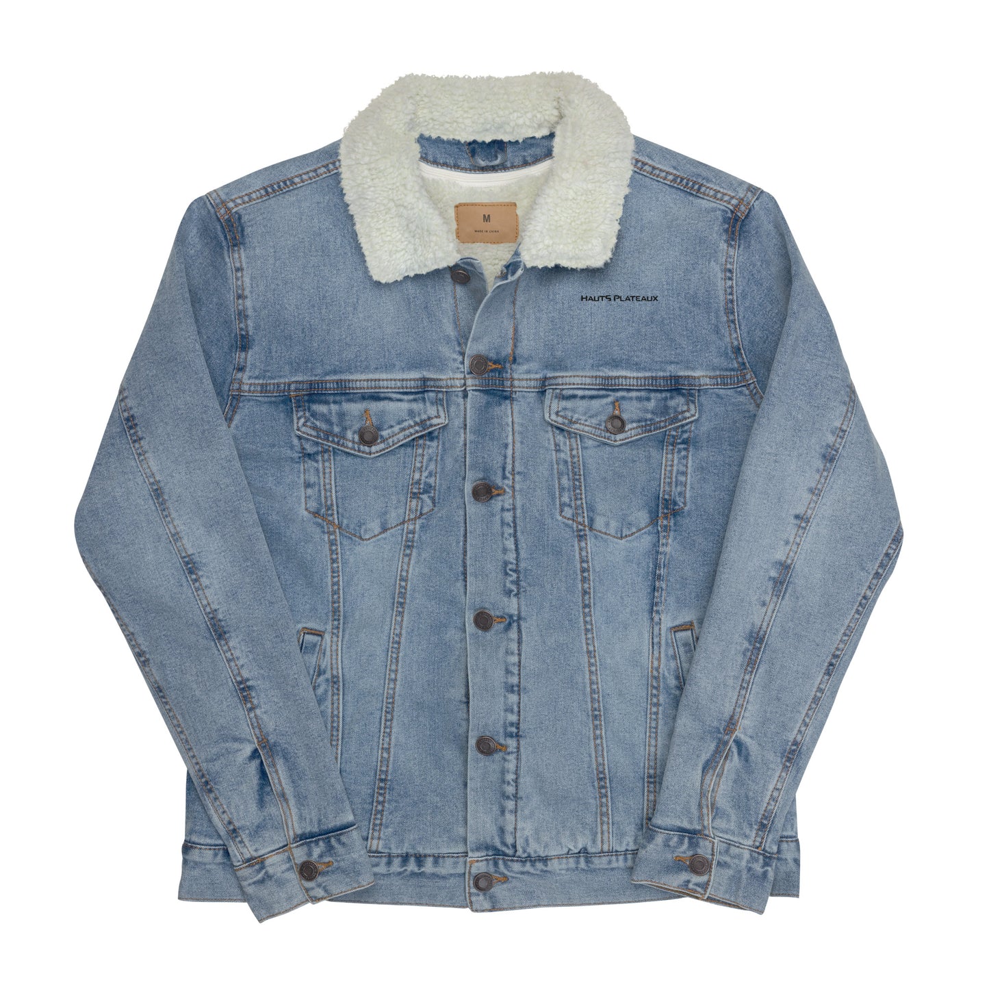 Rockstar denim unisex sherpa jacket